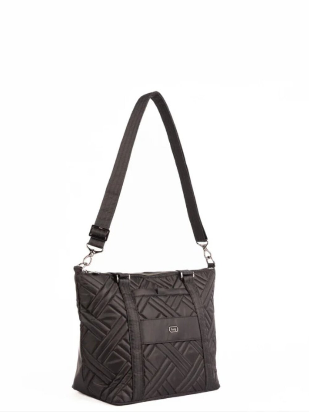 EUC Lug Black Catamaran Tote Bag & Removable Pouch